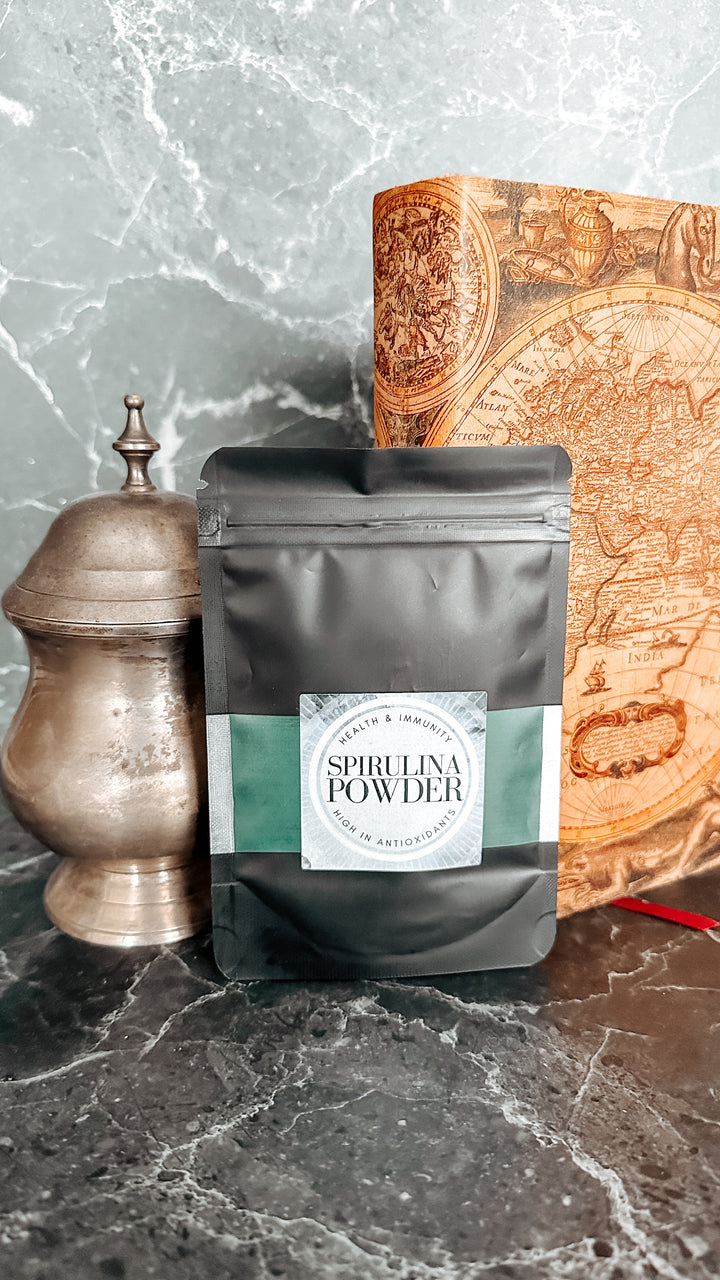 Organic Spirulina Herbal Powder - 2 oz Bag | Pure Superfood